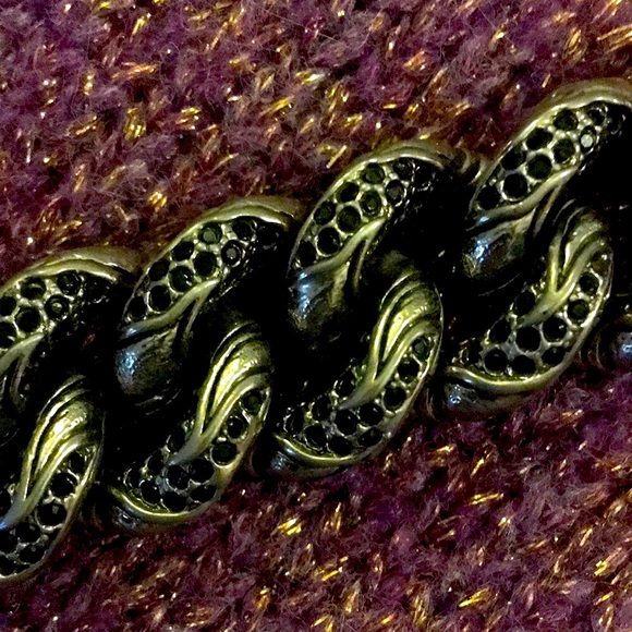 St John Swarovski Crystal Chain Link Bracelet - Picture 5 of 5